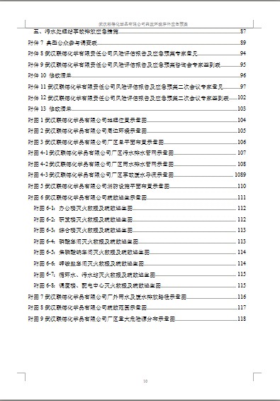 武汉滨海湾金沙sands化学品有限责任公司突发环境事件应急预案