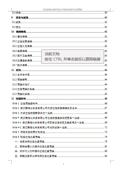 武汉滨海湾金沙sands化学品有限责任公司突发环境事件应急预案